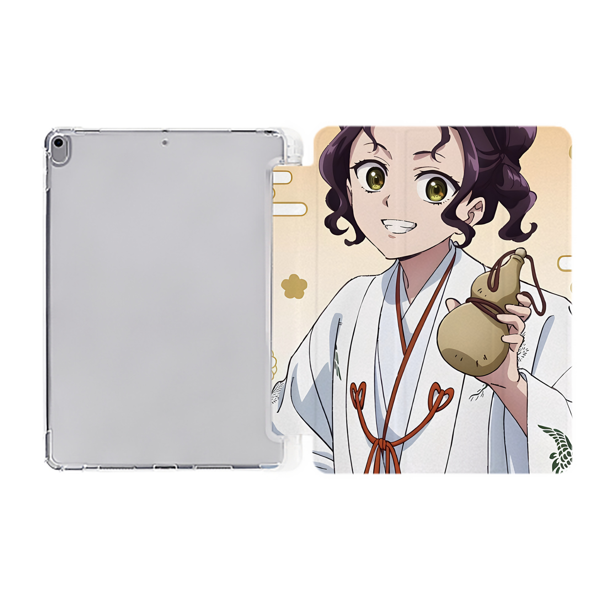 （画像用） 薬屋のひとりごと The Apothecary Diaries IPad ケース ペン収納付き 三つ折りスタンド PUレザー×シリコン 対応機種9.5/10.5/10.9インチ